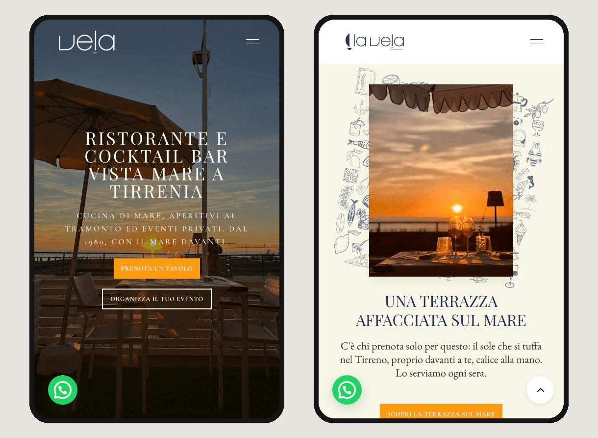 La home da telefono
